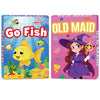 Kids Card Games, Go Fish Card Game, Old Maid Card Game, Card Games For Kids 4-8, Fun Educational Cards for Toddler 2-4 Years, Great for Family Table