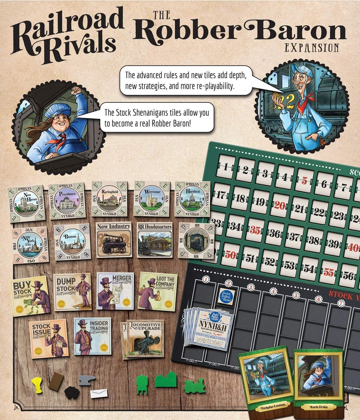 Railroad Rivals: Robber Baron Expansion