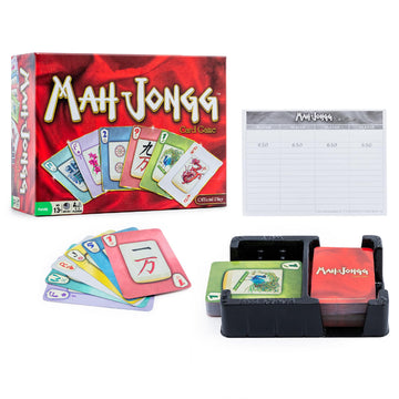 Continuum Games Mahjongg Card Game Gold Standard Edition for Family Fun - American & Chinese Rules Great Gift for Teens & Adults Portable & Easy