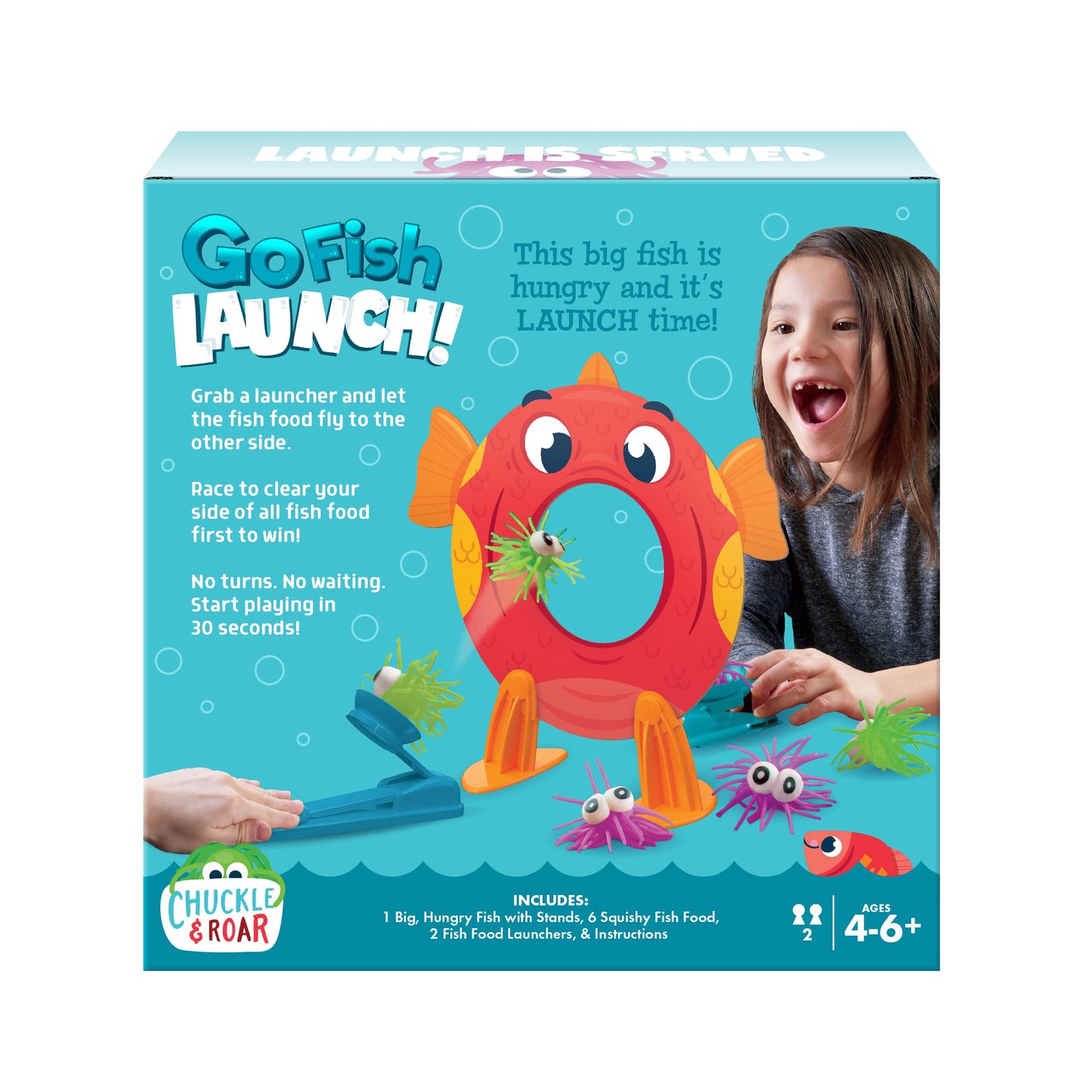 Chuckle & Roar Go Fish Feeding Frenzy Family Game