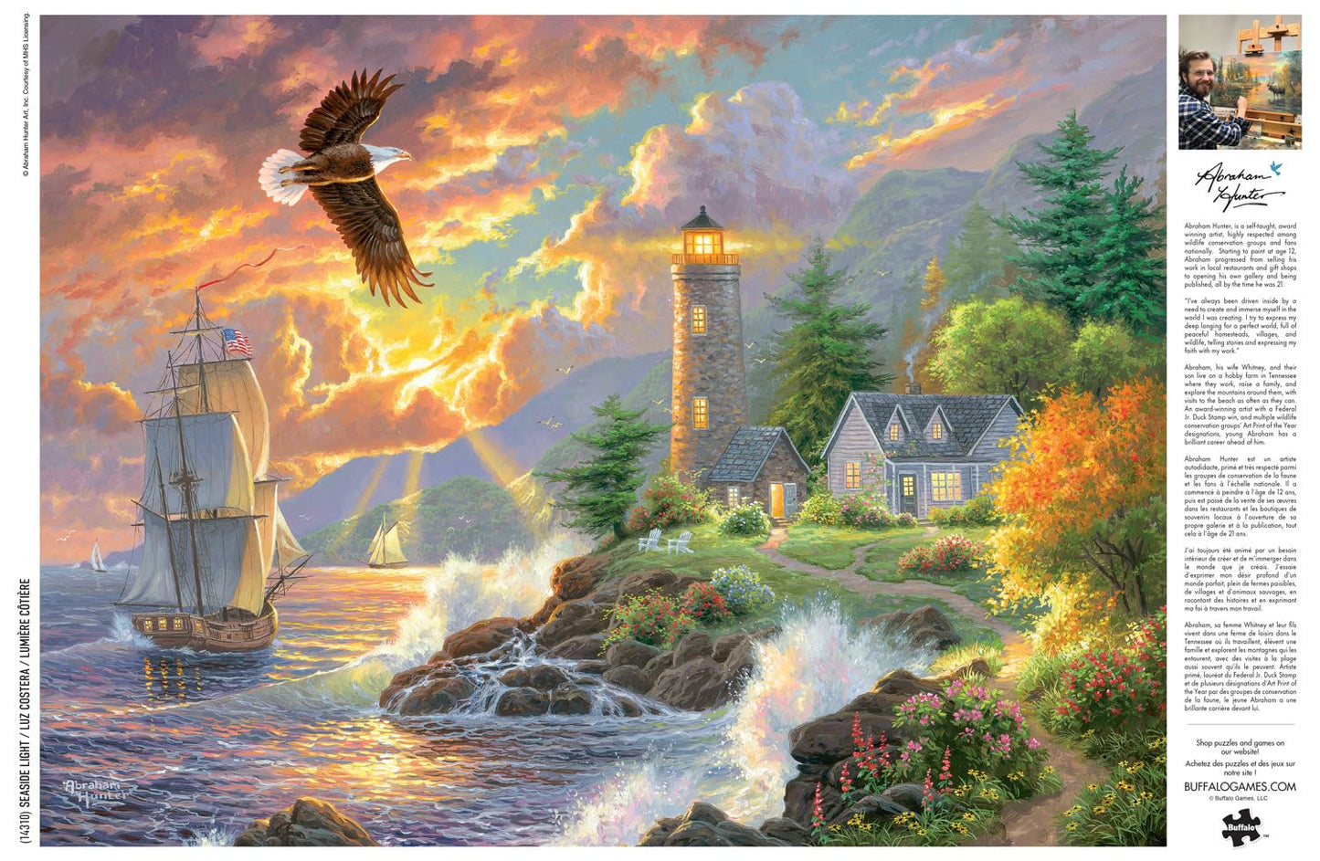 Buffalo Games - Seaside Light - 1000 Piece Jigsaw Puzzle for Adults