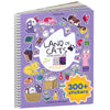 Land of Cats 300+ Kids Sticker Book by Cupkin Toddler Road Trip Coloring and Sticker Book, Road Trip Essentials, 8 Coloring Pages 8 Side by Side