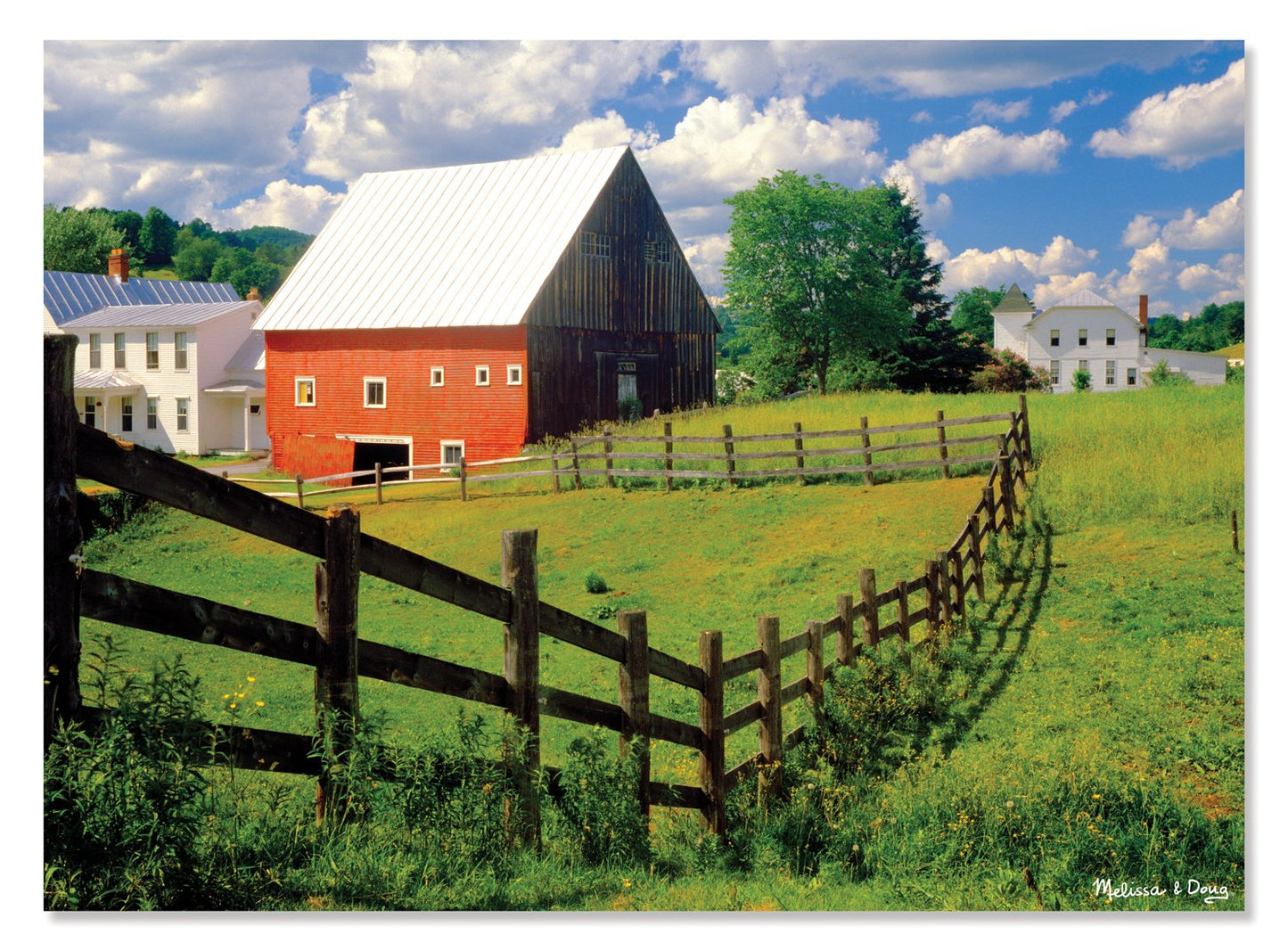 0500 pc Peaceful Farm Cardboard Jigsaw
