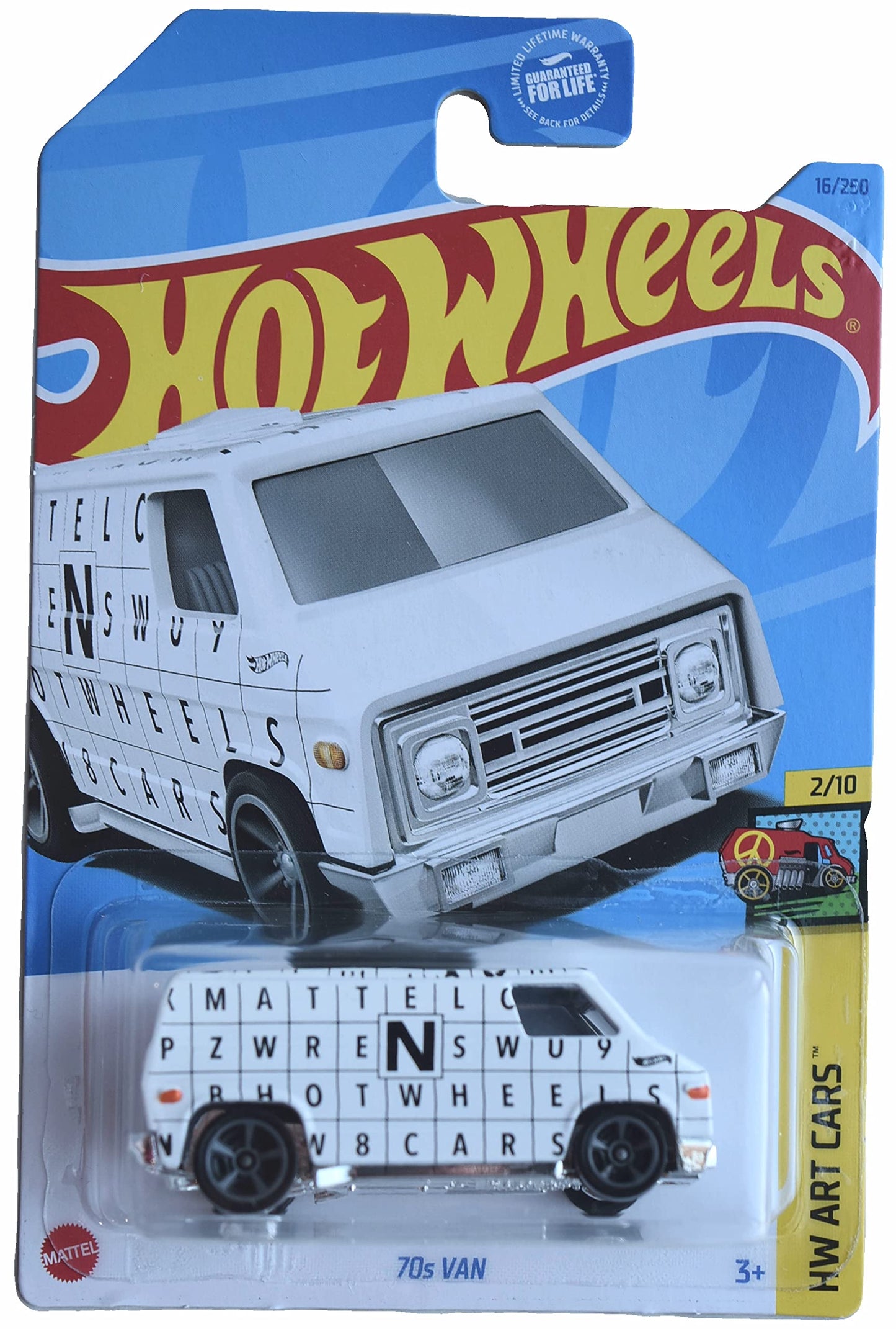 Hot Wheels 70s Van, HW Art Cars 2/10