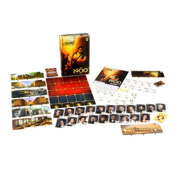 Chronicles of Crime Millennium 1900 Board Game - Immersive Detective Mystery Adventure, Cooperative Game for Kids and Adults, Ages 12+, 1-4 Players