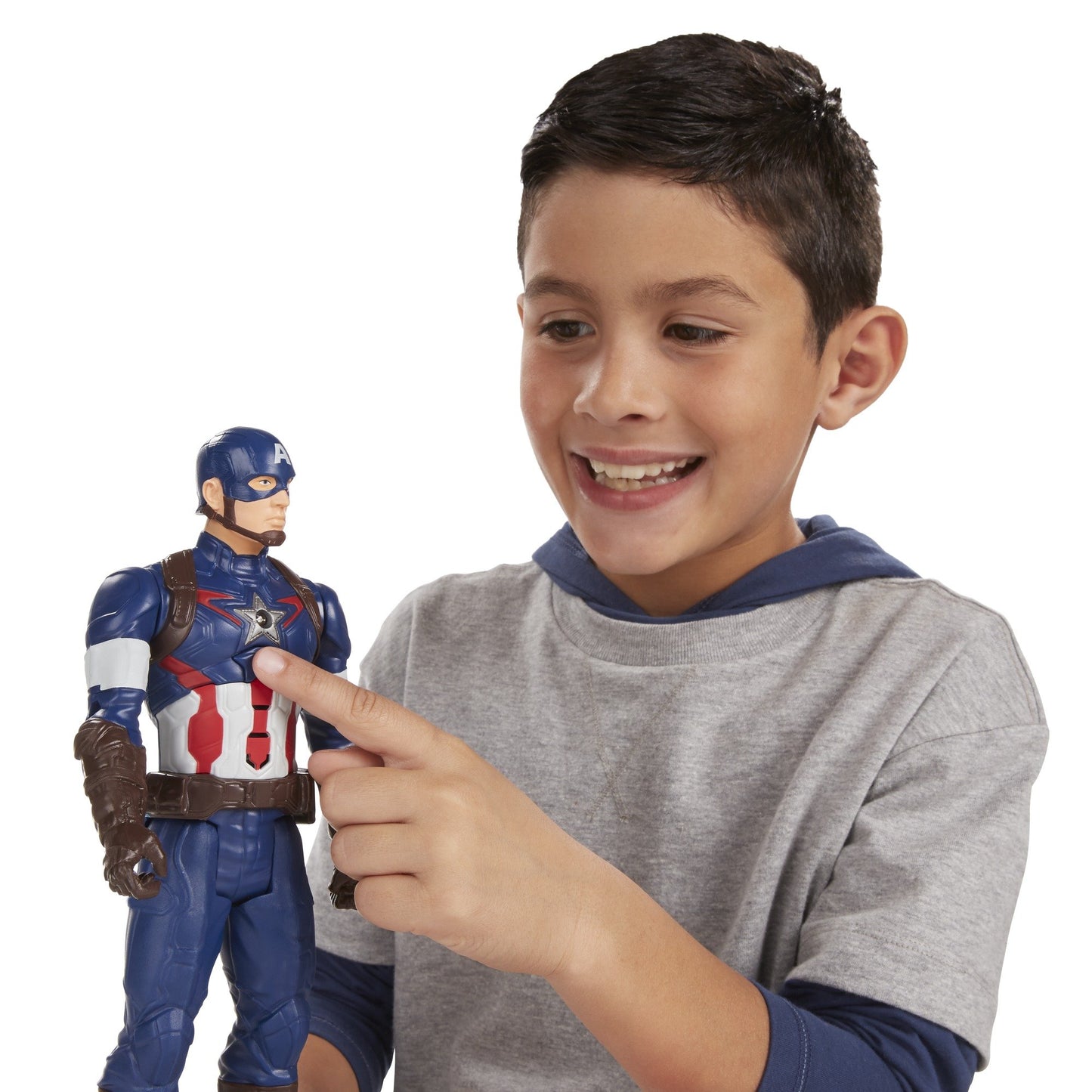 Hasbro Marvel Avengers Age of Ultron Titan Hero Tech Captain America 12 Inch Figure