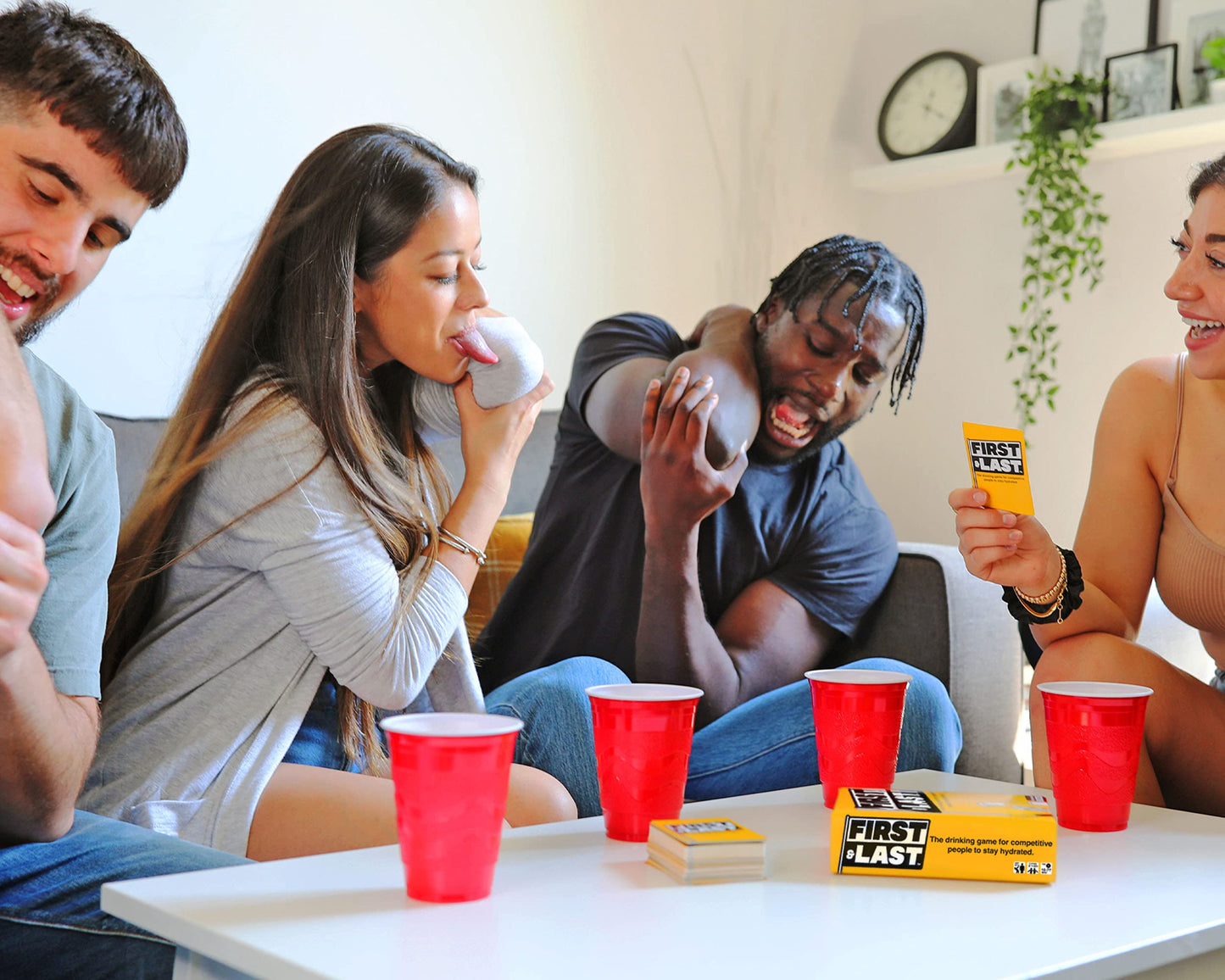 First & Last by Buzzed: 250-Card Drinking Card Game for Adults by Relatable