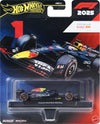 Hot Wheels 1:64 Scale Premium Die-Cast Formula 1 Collectible Toy Race Car with Real Riders Tires & Metal/Metal Body & Chassis