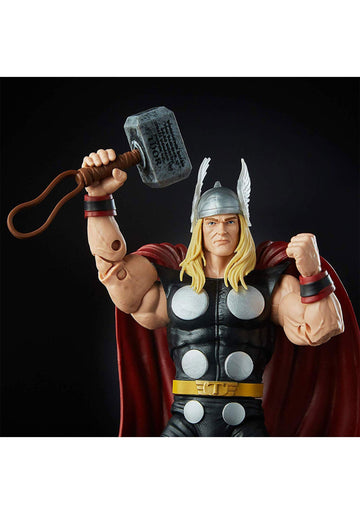 Marvel Comics 80th Anniversary Legends Series 6"-Scale Vintage Comic-Inspired Thor Collectible Action Figure, Brown, Ages 4 and up