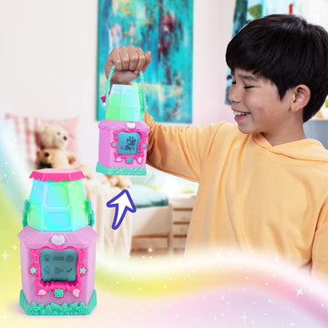 Got2Glow Fairy Pet Finder - Magic Fairy Jar Toy Includes 40+ Electronic Pets (Purple)