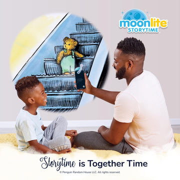 Moonlite Storytime 2-Story Bundle, Requires Moonlite Projector (Sold Separately), The Little Engine that Could and Corduroy, Vibrant Storybook Art