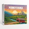 Pennsylvania Bucket List Scratch Off Cards - 40 Adventure Bucket List Cards with Region Split Map, Hidden Gems, Scenic Escapes & Local Favorites