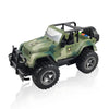 Lollipop United States Army Friction Powered 1/16 Model Off Road Vehicle w/Car Light & Sound, Push & Go Toy Rescue Battle Truck Military Toys 3+ yrs