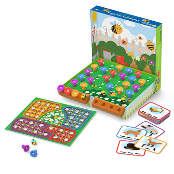 Learning Resources Alphabet Garden Activity Set - 45 Pieces, Age 3+ Educational Indoor Games, Preschool Alphabet, Toddler Brain Toys, Toddler