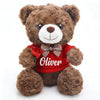 aoemgnj Personalized Teddy Bear with Custom Name, 10 Inch Custom Plush Gift for Anniversary, Valentine's Day, Birthday, Wedding, Soft Stuffed Animal