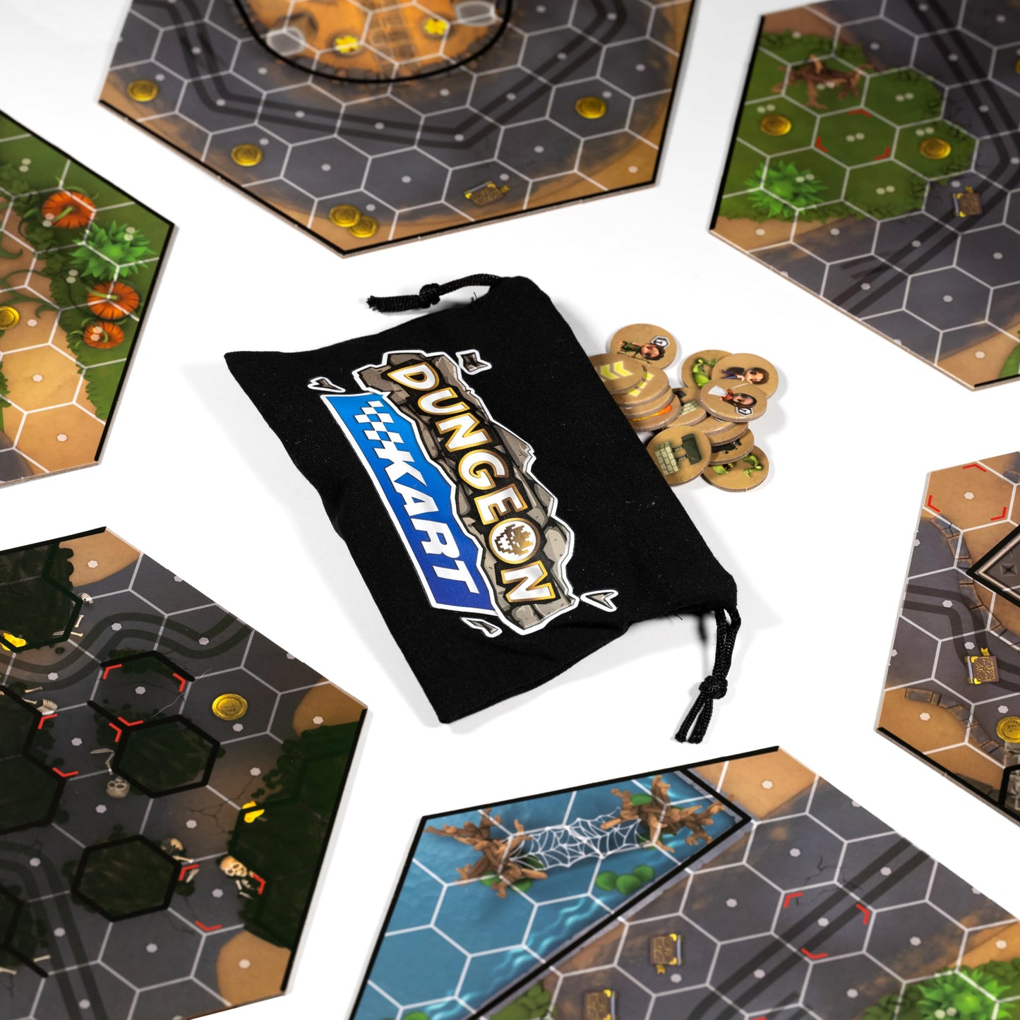 Brotherwise Games Dungeon Kart, Fast-Paced Racing Adventure, Strategic Racing, Family-Friendly Fun, Board Game, for 2 to 8 Players and Ages 10+