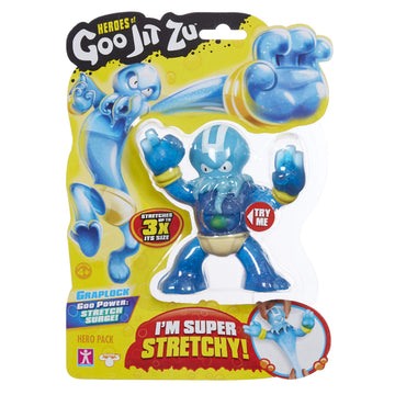Heroes of Goo Jit Zu - Single Stretchy Octopus Action Figure, Hydro