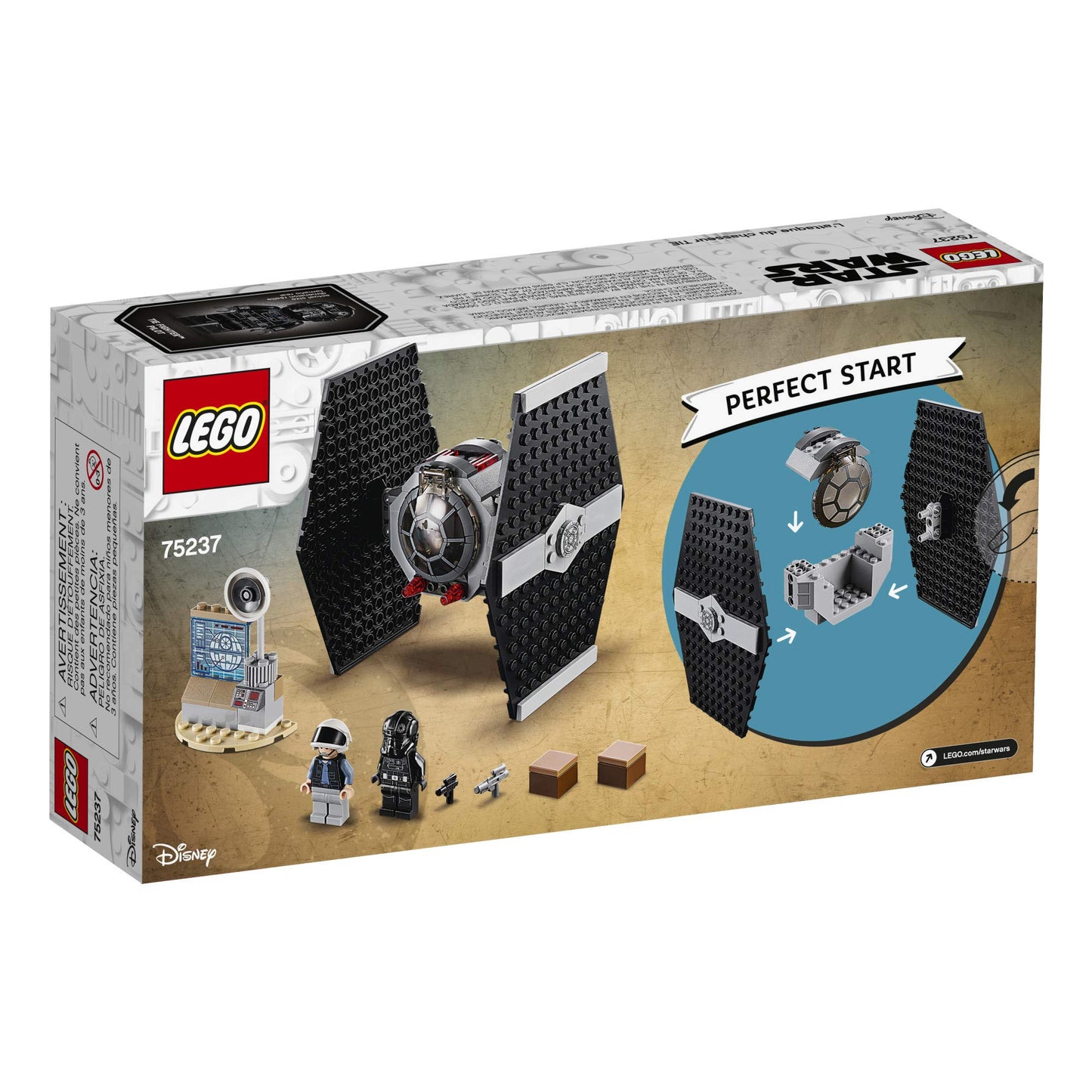 LEGO Star Wars TIE Fighter Attack 75237 4+ Building Kit (77 Pieces)