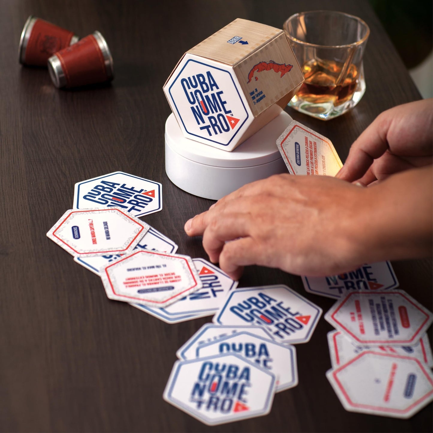 Cubanometro Card Game for Cubans - Questions, Challenges, and Humor | Party Game for Cuban Friends and Family | Trivia Game in Spanish | 2+ Players |