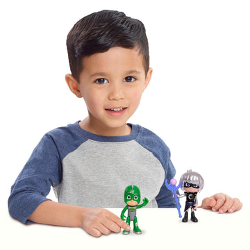 PJ MASKS JP JPL95313 2 Pack Figure Set-Gekko & Luna Girl