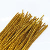 Glitter Gold Pipe Cleaners Craft (200 Pack) Bulk Art Chenille Stems for DIY Project Decorations