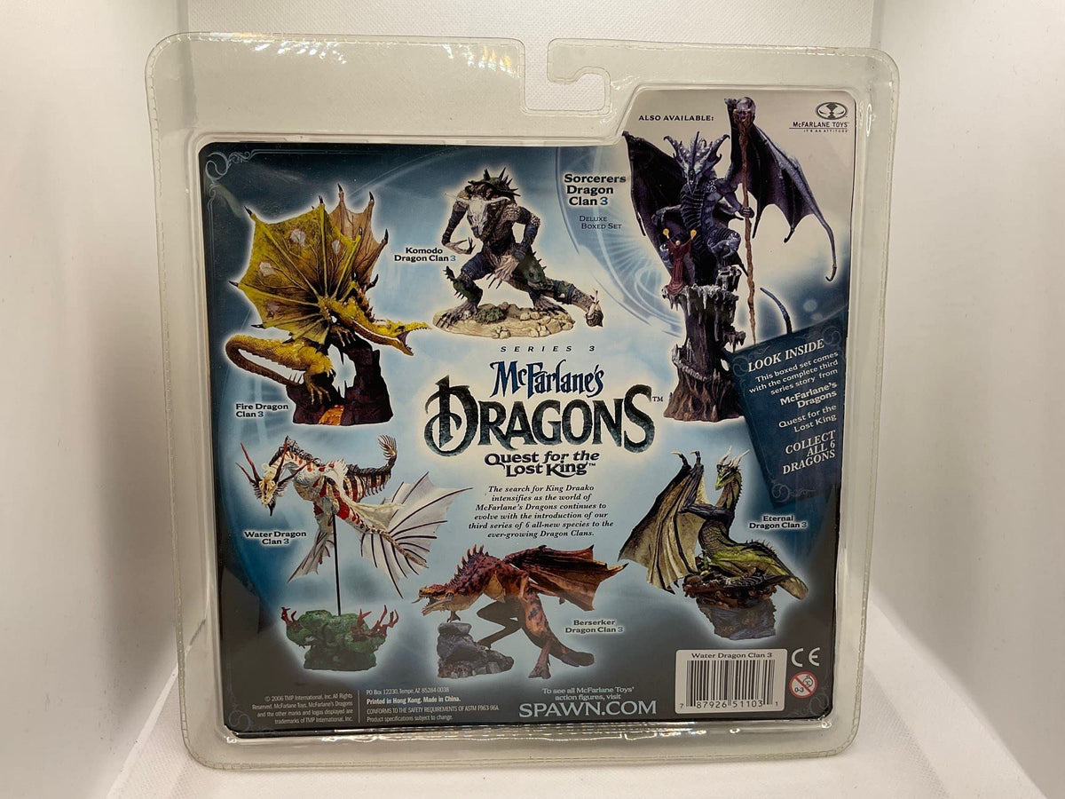 T M P Intl McFarlane Toys 6" Dragons Series 3 - Water Clan 3