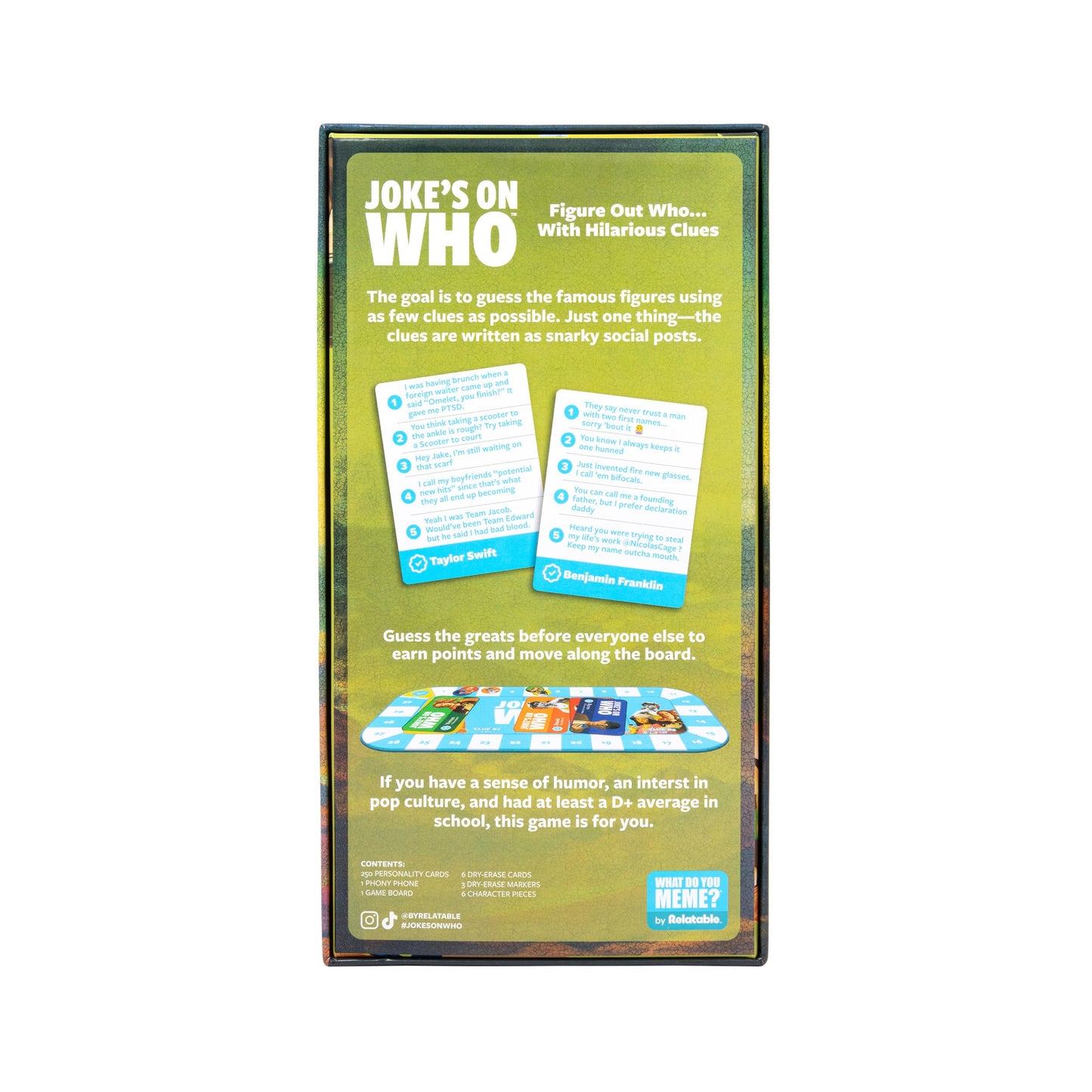 Joke's On Who? - The Fake Quote Trivia Game, Trivia Games for Adults, Adult Games for Game Night by Relatable