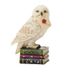 Enesco Harry Potter by Jim Shore Hedwig the Owl Holding a Letter Miniature Figurine, 3.54 Inch, Multicolor