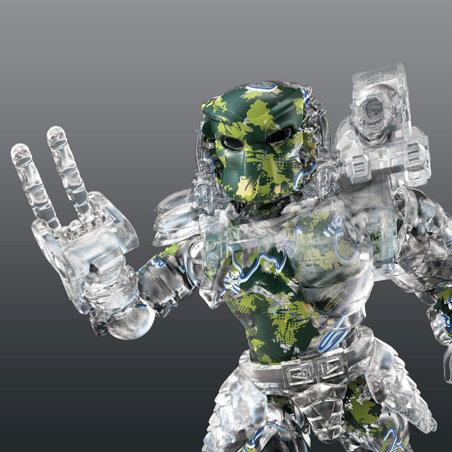 Mega Contrux Black Series Clear Transparent Predator