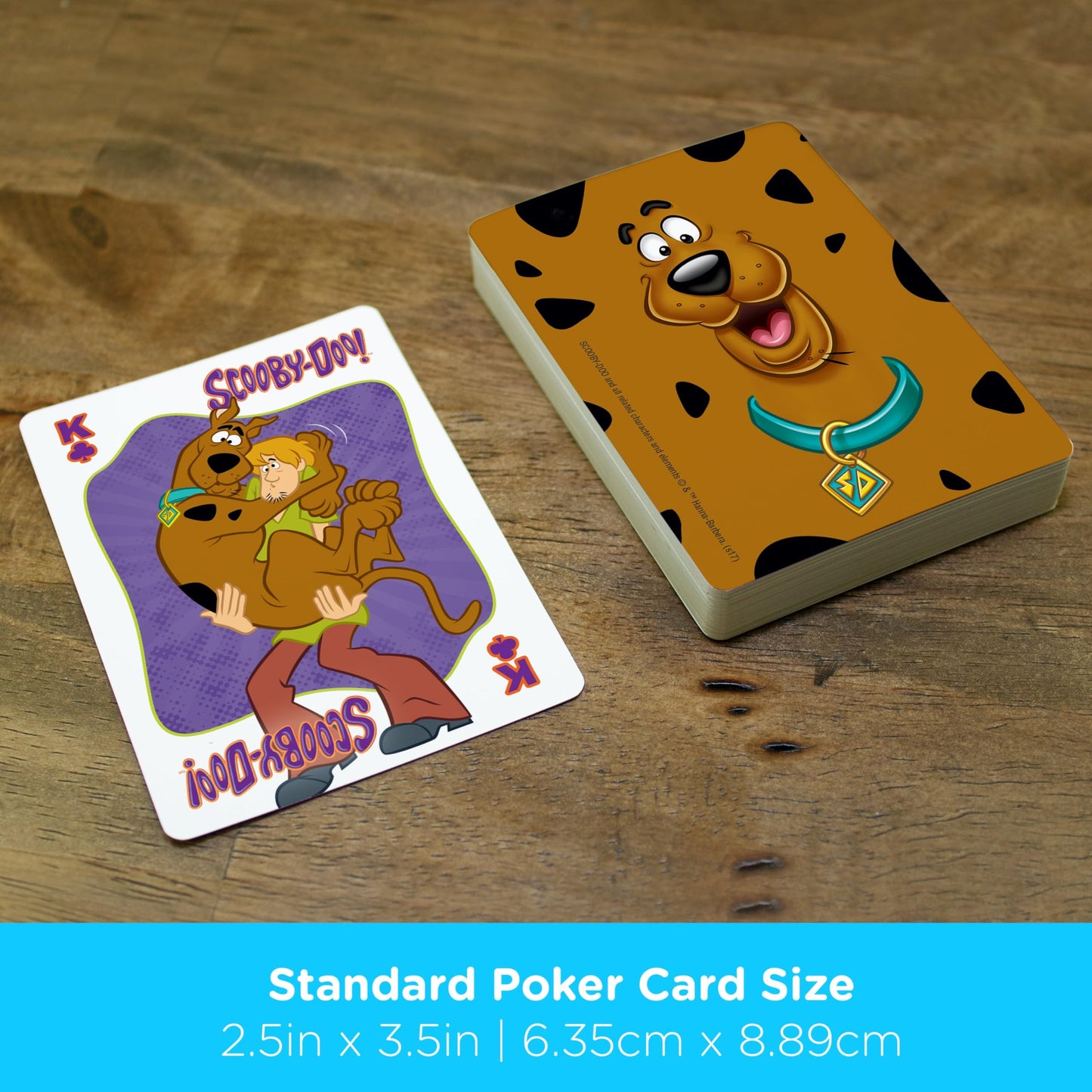 Aquarius Scooby Doo Playing Cards Standard Size - Themed Novelty Deck with 52 Unique Cartoon Designs - Collectible Merchandise Gift for Teens
