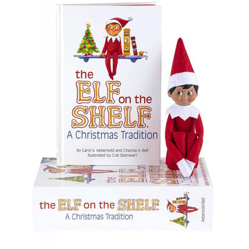 Elf on The Shelf - Brown Eyed Boy Scout Elf & Elf Polar Props