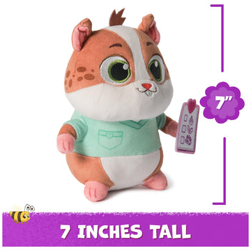 Vida The Vet, Popcorn Plush Toy, 7-Inch Tall Stuffed Animals with Super-Soft Fur, Kids Toys for Girls & Boys Ages 3 and up