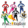 Desert Cactus Power Rangers Sticker - 8 Sticker Vinyl Decal Laptop Water Bottle Car Scrapbook Sheet Decorations Birthday Favor Party Supplies (2-18)