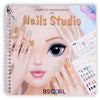BSCOOL - Drawing, Coloring & Activity Book. Nail Design Book with Stickers and Guides. Fashion Design Sketchbook for Kids 5 and up. Little Designer