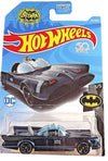 Hot Wheels Batman 5/5, Black/Blue TV Series Batmobile 307/365 50TH Anniversary Card