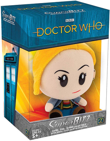 Superbitz 13th Doctor Who Plush - Jodie Whittaker Figure - Officially Licensed BBC Merch - Collectible 13 Dr. Who Toy - Gift for Kids, Teens, Adults