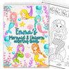 COACO Personalized Coloring Books for Kids, Custom Name on Every Page (32 Pages), Screen-Free Travel Activity for Toddlers, Great Birthday Gift