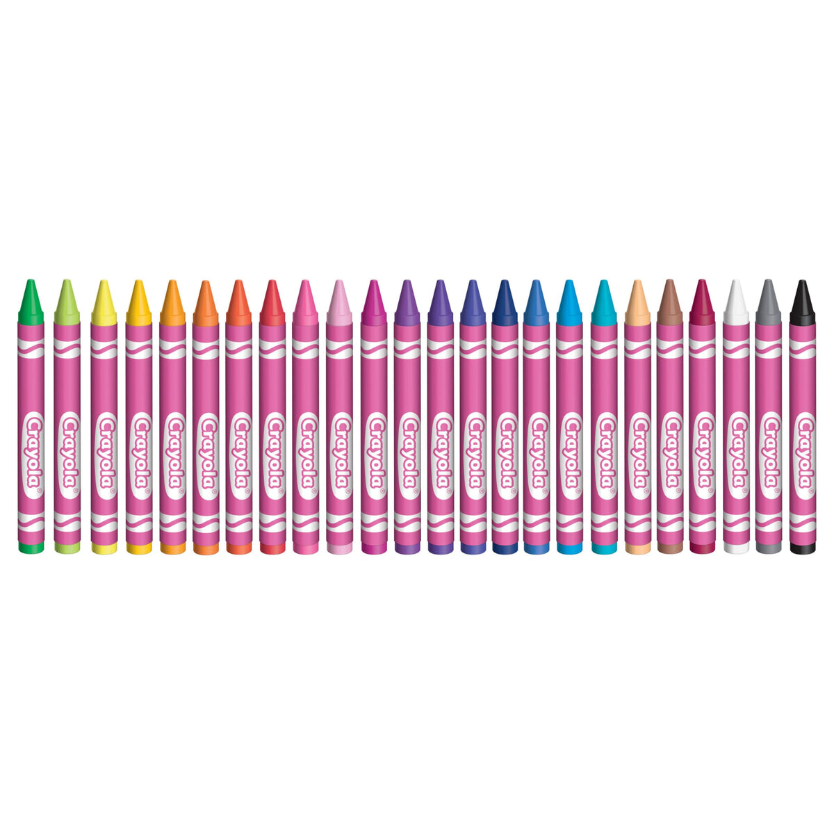 Crayola Construction Paper Crayons, School & Art Supplies, 24 Count, Assorted Co