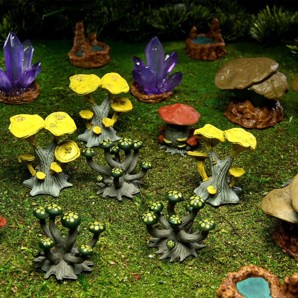 WizKids Warlock Tiles: Accessory - Mushrooms & Pools