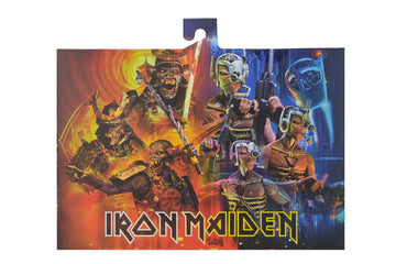 NECA Iron Maiden Future Past World Tour Ultimate Senjutsu Eddie and Somewhere in Time 7" Scale Action Figure