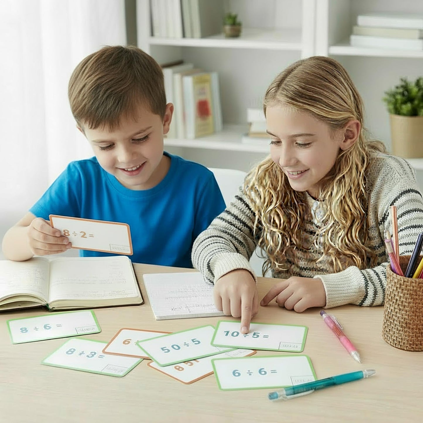 BAZIC Division Flash Cards (36/Pack)