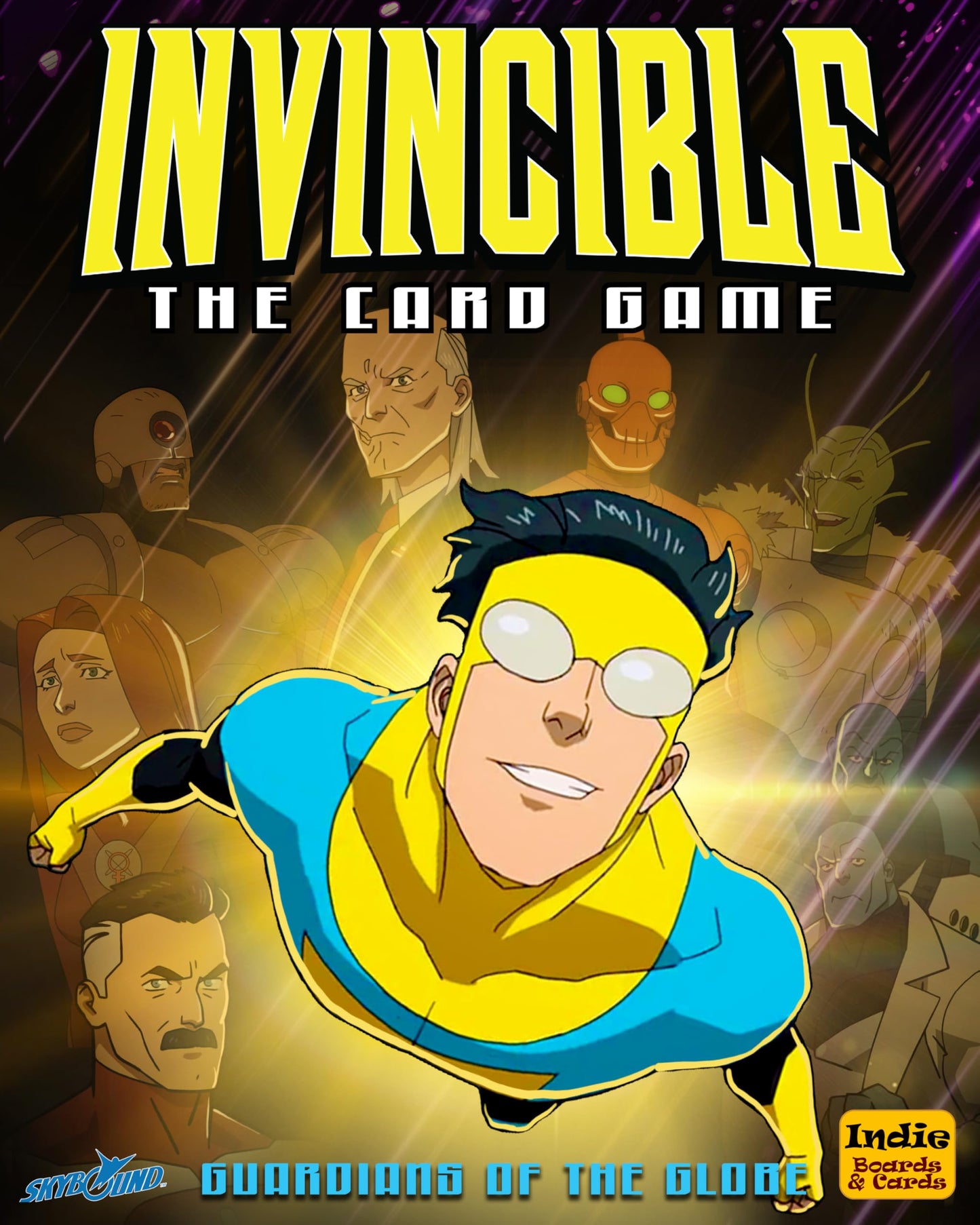 Invincible: The Card Game - Guardians of the Globe | Official Skybound Tabletop Superhero Deck-Building Game | Ages 14+ | 2-4 Players
