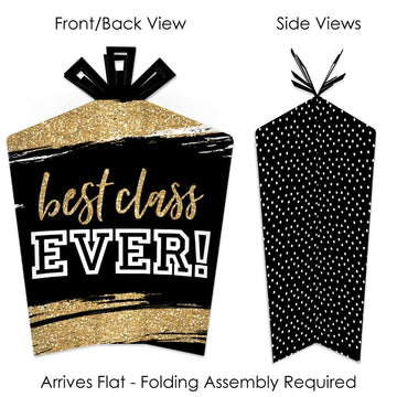 Big Dot of Happiness Reunited - Table Decorations - School Class Reunion Party Fold and Flare Centerpieces - 10 Count