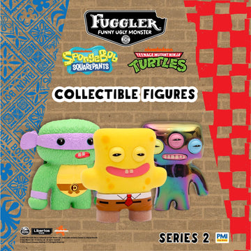 Fuggler Series 2 Collectible 6-Pack Window Box Creepy Funny Plush Figures Including Rare Hidden Surprise Character Paramount Crossovers (Assortment
