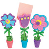 Flower Recipe or Picture Holder Craft Kit - Makes 12 - Spring Crafts and DIY Mother's Day Gifts