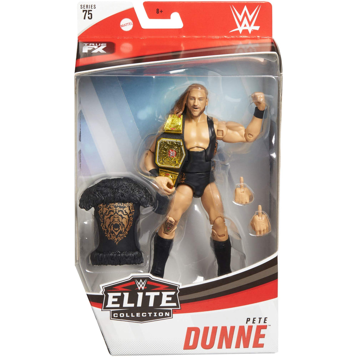 WWE MATTEL Pete Dunne Elite Series #75 Deluxe Action Figure with Realistic Facial Detailing, Iconic Ring Gear & Accessories