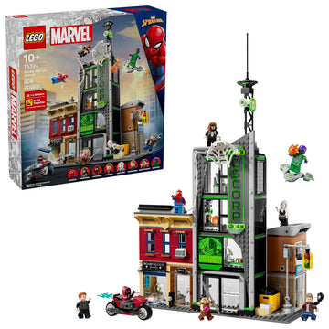 LEGO Marvel Spider-Man vs. Oscorp Building Toy - Pretend Play Set W/8 Toy Minifigures for Boys & Girls, Ages 10+ - Super Hero Building Blocks