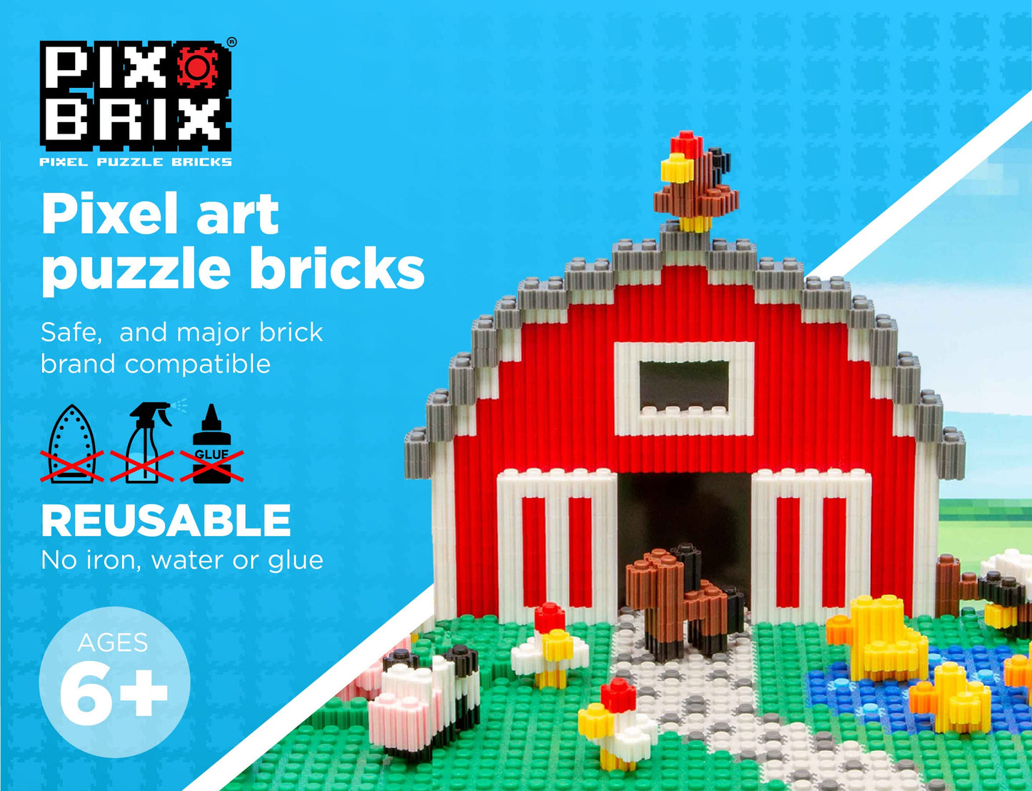 Pix Brix Pixel Puzzle Building Bricks Dinosaur Series Brachiosaurus 808pcs