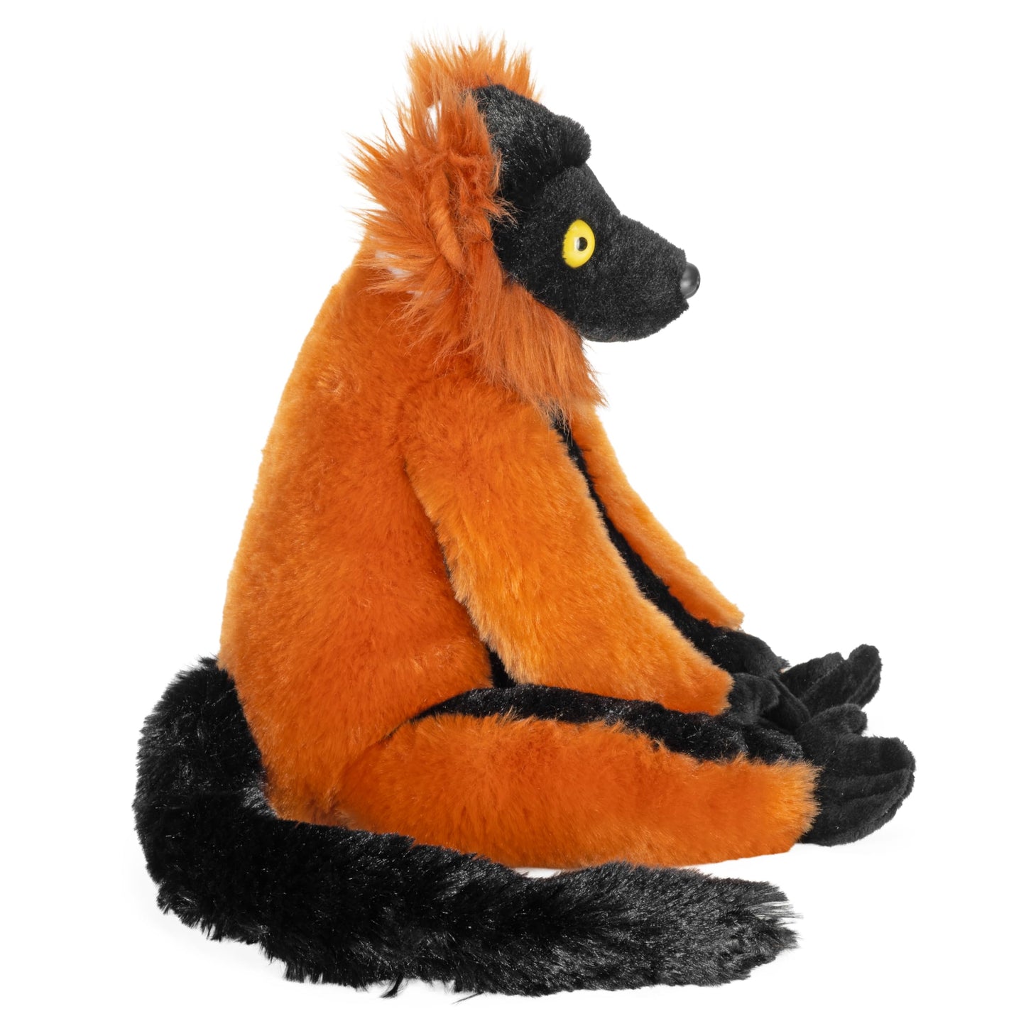 Wild Republic Red Ruffed Lemur Plush, Stuffed Animal, Plush Toy, Gifts for Kids, Cuddlekins12 Inches