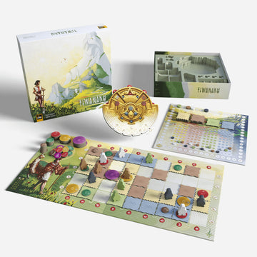 Sit Down! Tiwanaku - Sit Down! Strategy Board Game, Deduction Exploration Optimization, Pachamama Mother Earth Wheel, Play Solo Mode Or with Up to 4